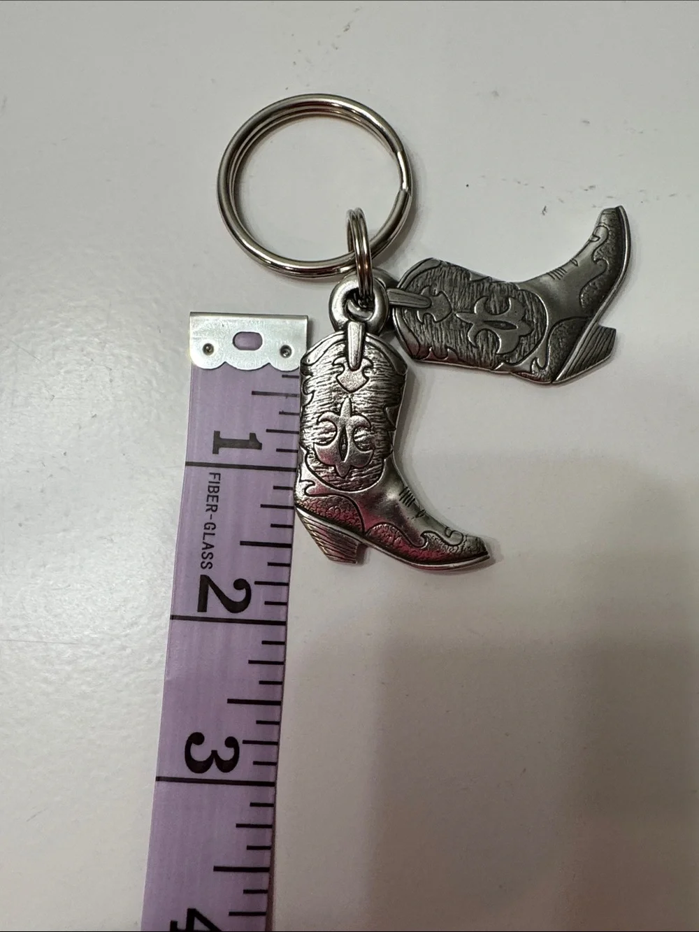 Danforth Pewter Western-Inspired Cowboy Boot Keyring